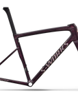 Specialized S-Works Tarmac SL8 Frameset - FACT 12r Carbon - Gloss Carbon / Bordeaux Metallic + Nebula Directional Brush / Pearl Over White
