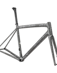 Specialized S-Works Aethos Frameset - FACT 12r Carbon - Satin Silver Pearl - Black Pearl Organic Color Run/ Brushed Liquid Silver