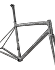 Specialized S-Works Aethos Frameset - FACT 12r Carbon - Satin Silver Pearl - Black Pearl Organic Color Run/ Brushed Liquid Silver
