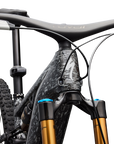 Specialized S-Works Turbo Levo R - Gloss Shadow Silver Blended Speckle Over Carbon / Silver Dust