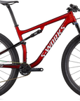 Specialized S-Works Epic - Gloss Red Tint Fade Over Brushed Silver/Tarmac Black/White W/ Gold Pearl