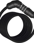 Abus Star 4508C Combo - 150cm X 8mm Black - No Bracket