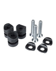 Basil Side Studs Set 3Pcs - Black