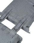 Basil City Double Bag 28-32L - Grey Melee