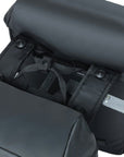 Basil Miles Tarpaulin Double Bag Mik 34L - Black/Orange