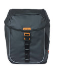 Basil Miles Tarpaulin Double Bag Mik 34L - Black/Orange
