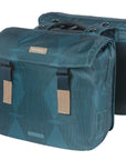 Basil Elegance Double Pannier Bag Mik 40-49L - Estate Blue