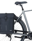 Basil Move Double Bicycle Bag 30L - Black