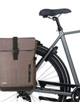 Basil Move Double Bicycle Bag 30L - Brown