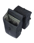 Basil Move Double Bicycle Bag MIK 30L - Black