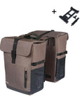 Basil Move Double Bicycle Bag MIK 30L - Brown