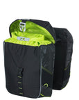 Basil Miles Double Bag 34L - Black Lime