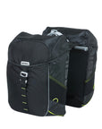 Basil Miles Double Bag Mik 34L - Black Lime