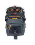 Basil Miles Trunkbag Mik Tarpaulin 7L - Black/Orange