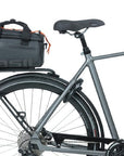 Basil Miles Trunkbag Mik Tarpaulin 7L - Black/Orange