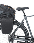 Basil Miles Tarpaulin Trunk Bag XL Pro MIK 9–36L - Black/Orange