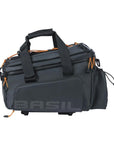 Basil Miles Tarpaulin Trunk Bag XL Pro MIK 9–36L - Black/Orange