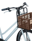 Basil Bicycle Crate Small Recycled 17.5L - Brown