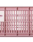 Basil Bicycle Crate Small 17.5L Blossum Synt Recycled - Pink