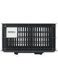 Basil Bicycle Crate Mik 2.0 Small Recycled Lockable 17.5L - Black