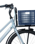 Basil Bicycle Crate Medium Recycled 29.5L - Blue Stone