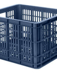 Basil Bicycle Crate Medium Recycled 29.5L - Blue Stone