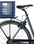 Basil Bicycle Crate Medium Recycled 29.5L - Blue Stone