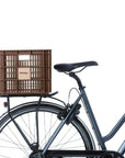Basil Bicycle Crate Large Recycled Synthetic 40L - Brown