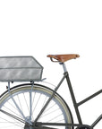 Basil Cento Rear Bicycle Basket Fixed - Olive Green