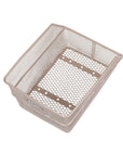 Basil Cento S Rear Basket - Nude Metallic