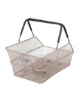 Basil Cento Mik 2.0 Rear Bicycle Basket - Nude Metallic