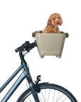 Basil Buddy Dog Bicycle Front Basket KF 32L - Biscotti Brown
