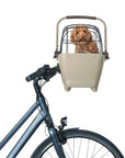 Basil Buddy Dog Bicycle Front Basket KF 32L - Biscotti Brown