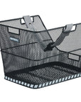 Basil Schoolbag Rear Basket With Belt Fix Mount - Black