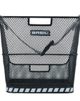 Basil Schoolbag Rear Basket With Belt Fix Mount - Black