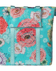 Basil Bloom Field Bicycle Shopper Bag 15-20L - Sky Blue