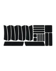 BBB Cycling BBP-71 Reflection Sticker Set Multivis 3M Reflect - Black