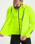 BBB Cycling BBW-148 BaseShield Rain Jacket - Neon Yellow