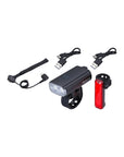 BBB Cycling BLS-137 Strike Duo 1200 Combo Light Set - Black