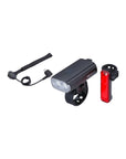 BBB Cycling BLS-137 Strike Duo 1200 Combo Light Set - Black