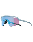 BBB Cycling ARC Matt Trans Sports Glasses Flux Blue MLC Lens + Extra Clear Lens - Ice Blue