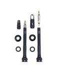 BBB Cycling BTI-160 Tubeless Valves AL Removable Core 2 Pcs - 60MM Black