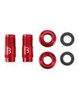 BBB Cycling Valve Core Caps Set 2pc - Red