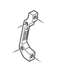 Shimano F160P/SA Disc Brake Mount Adaptor 180mm