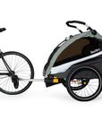 Burley D'Lite X Double Trailer - Green