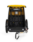 Burley Bee Double Bike Trailer - Yellow/Black