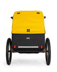 Burley Bee Double Bike Trailer - Yellow/Black