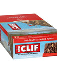 Clif Energy Bars Protein Snack 12 Pack - Chocolate Almond Fudge