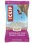 Clif Energy Bars Snack 12 Pack - Chocolate Chip Peanut Crunch