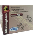 KMC 6-8 Speed Chain Connecting Link 40 Pcs. - Silver
